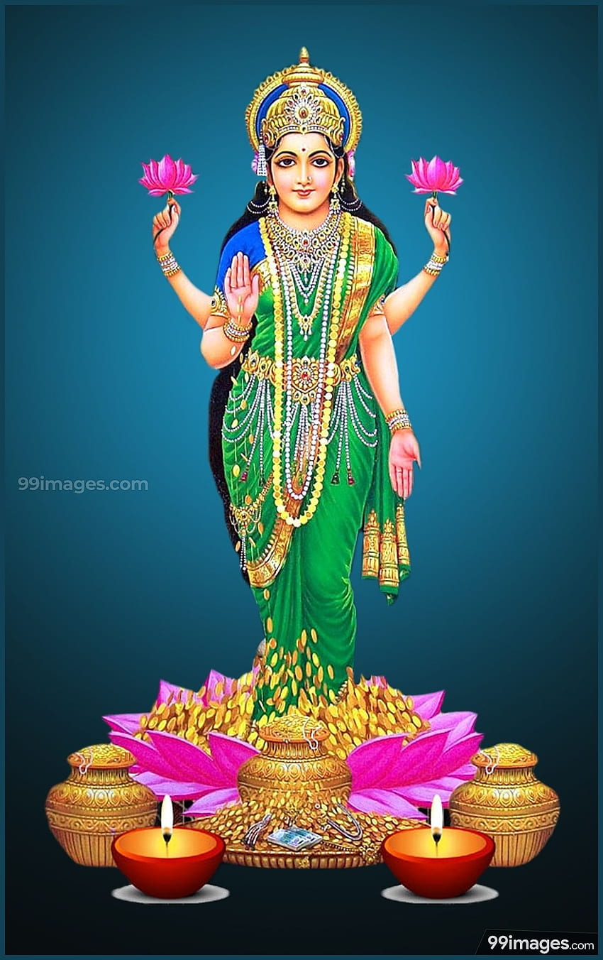 Deus Hindu Lakshmi, Fundo t, Lord Lakshmi Papel de parede de celular HD