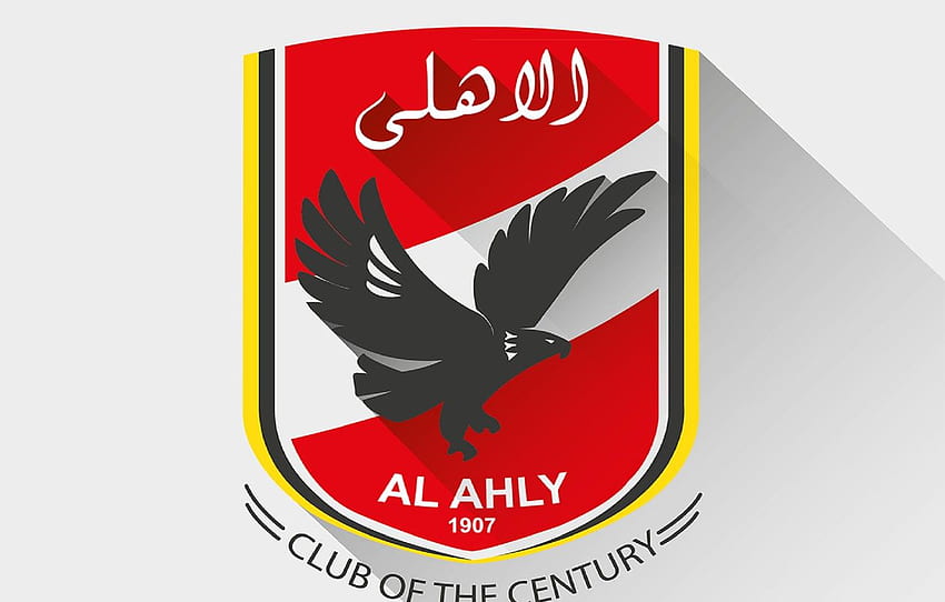 สีแดง, โลโก้, สีขาว, สีดำ, สีเหลือง, อียิปต์, ahly, alahly วอลล์เปเปอร์ HD