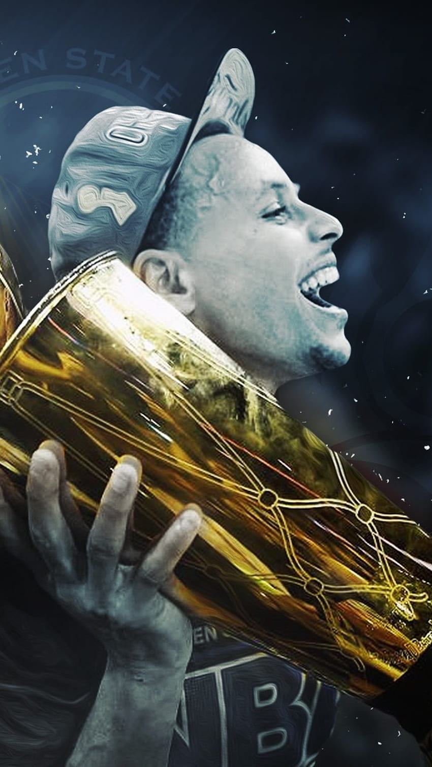 Steph Curry, Basketball Trophy HD phone wallpaper