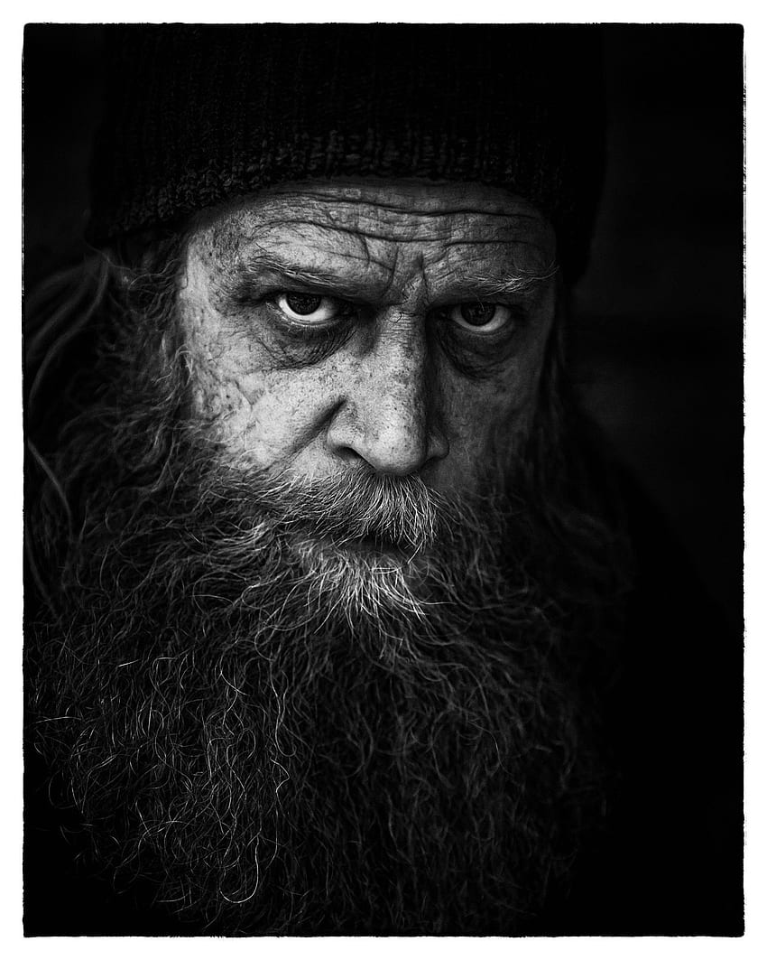 Person Man Black And White Portrait Old HD phone wallpaper