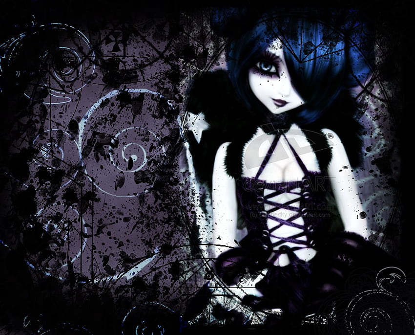 Anime Gothic Girl 1 from Gothic Girls [] for your , Mobile & Tablet. Explore Emo Gothic Anime . Black Gothic , 3D Gothic, Green and Black Gothic HD wallpaper