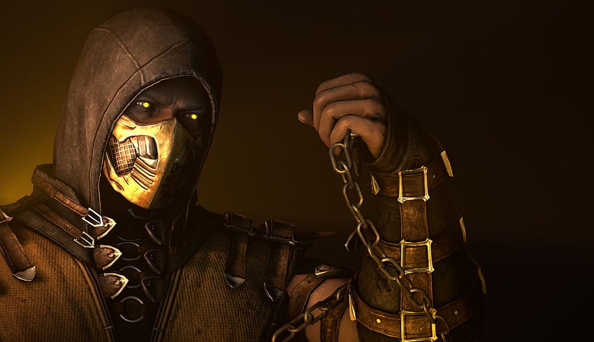 Cooler Scorpion Mortal Kombat HD-Hintergrundbild