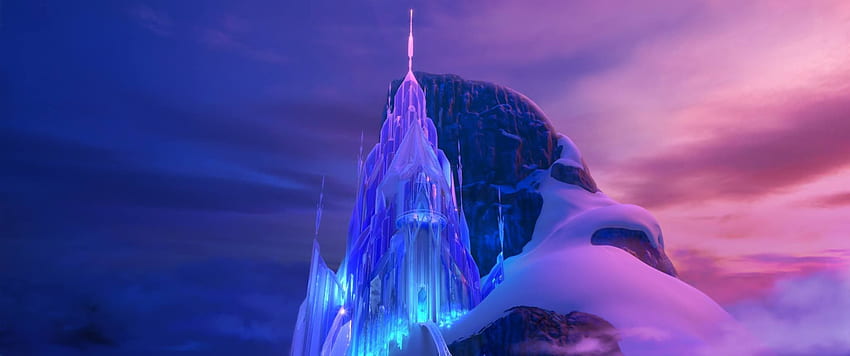 Nouveau spectacle 'Frozen' du palais de glace d'Elsa, d'Arendelle et plus, du château gelé Fond d'écran HD