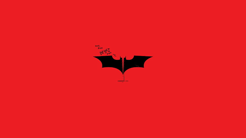 Batman Logo Minimalist superheroes , minimalist , minimalism , logo ...