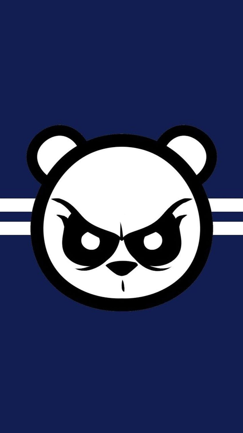 Cute Angry Panda Drawing Minimal iPhone ⋆ Traxzee HD phone wallpaper