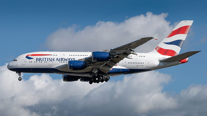 Pesawat Penumpang Pesawat Airbus, British Airways Wallpaper HD