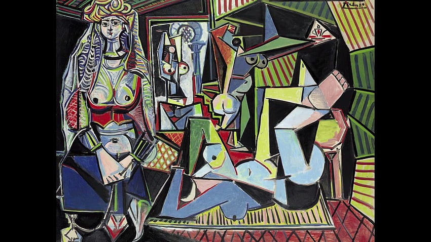Пабло Пикасо (1881 1973). Les Femmes D'Alger (Версия „O“). 1950, Картини. Кристи HD тапет