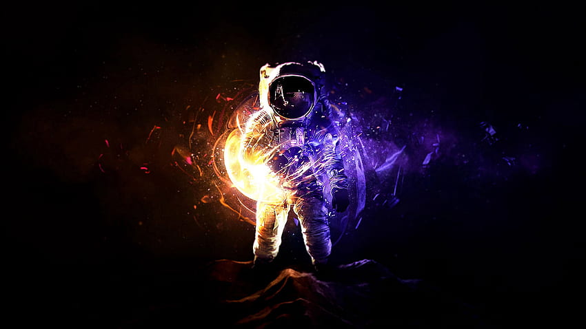 astronaut, cosmonaut, space suit HD wallpaper