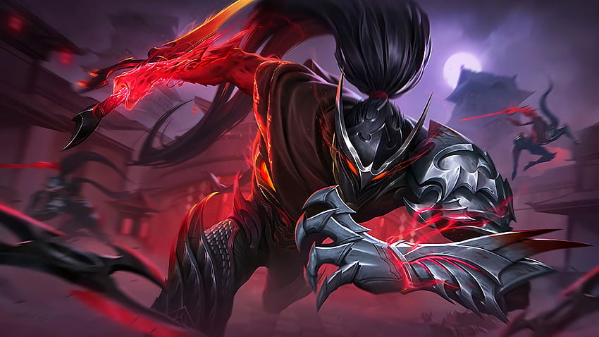 Hayabusa, Shadow of Obscurity, Skin, Mobile Legends, . HD wallpaper