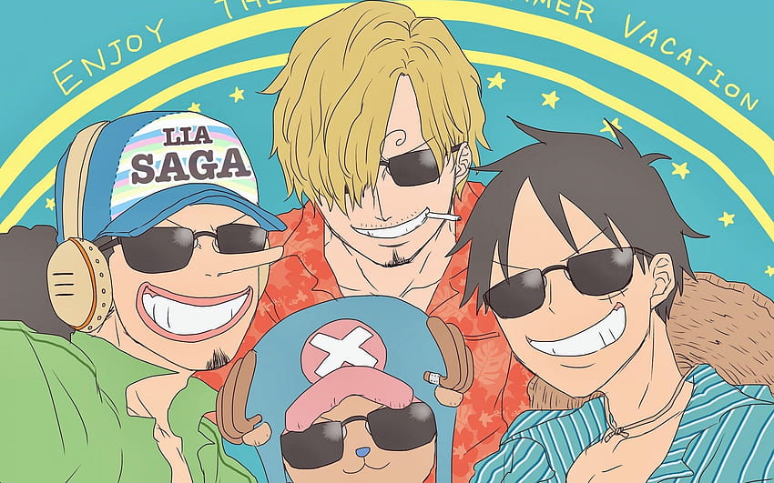 Tony Tony, Usopp, Óculos De Sol, Sanji, One Piece papel de parede HD