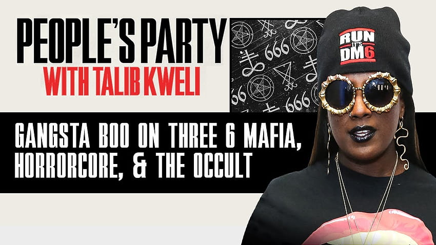 Gangsta Boo On Three 6 Mafia, The Occult, The Illuminati e Horrorcore Music. Clip per la festa popolare Sfondo HD