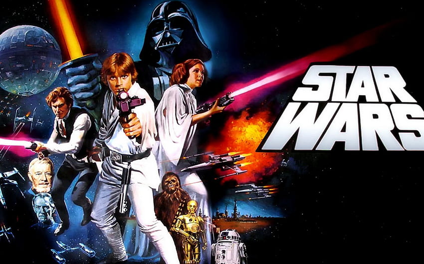 Star Wars Episode Iv Caracters Harrison Ford Darth Vader Carrie Fisher Luke Skywalker Chewbacca , Star Wars Episode 9 HD wallpaper
