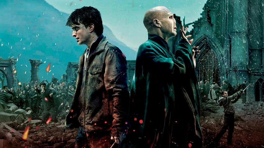 Harry Potter and Voldemort HD wallpaper