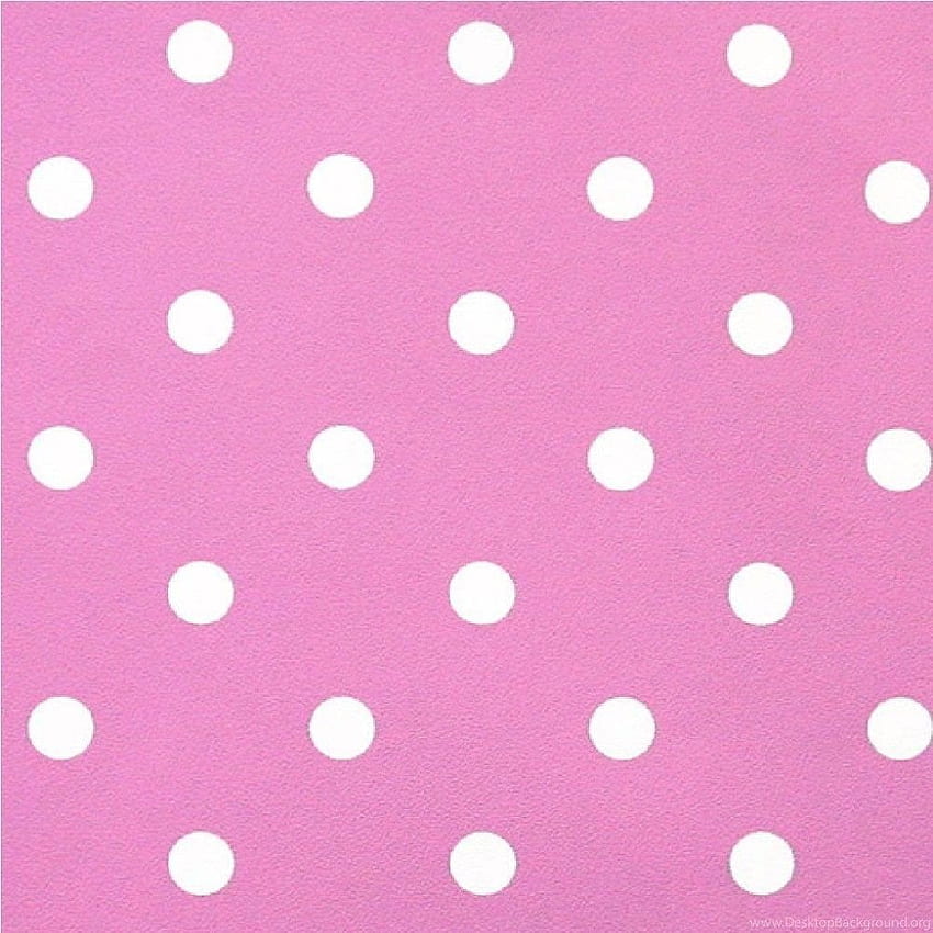 흰색 물방울무늬가 있는 분홍색 DIY 재료 6321 가정, 가구 및 DIY .br HD 전화 배경 화면