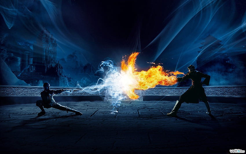 Fire Battle Air Magic Master. . Air magic, Fantasy, Magic powers HD wallpaper