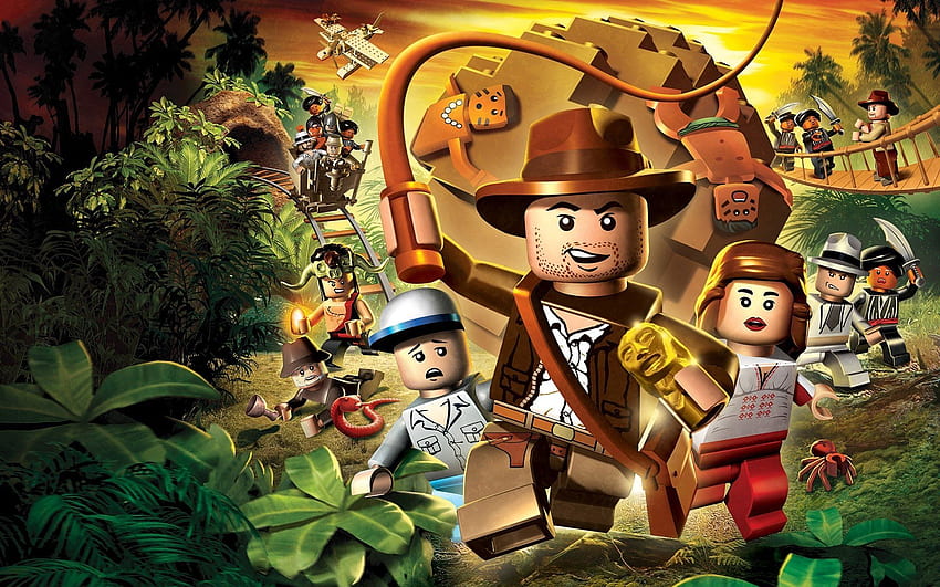 LEGO Indiana Jones: The Original Adventures, Indiana Jones Art HD wallpaper