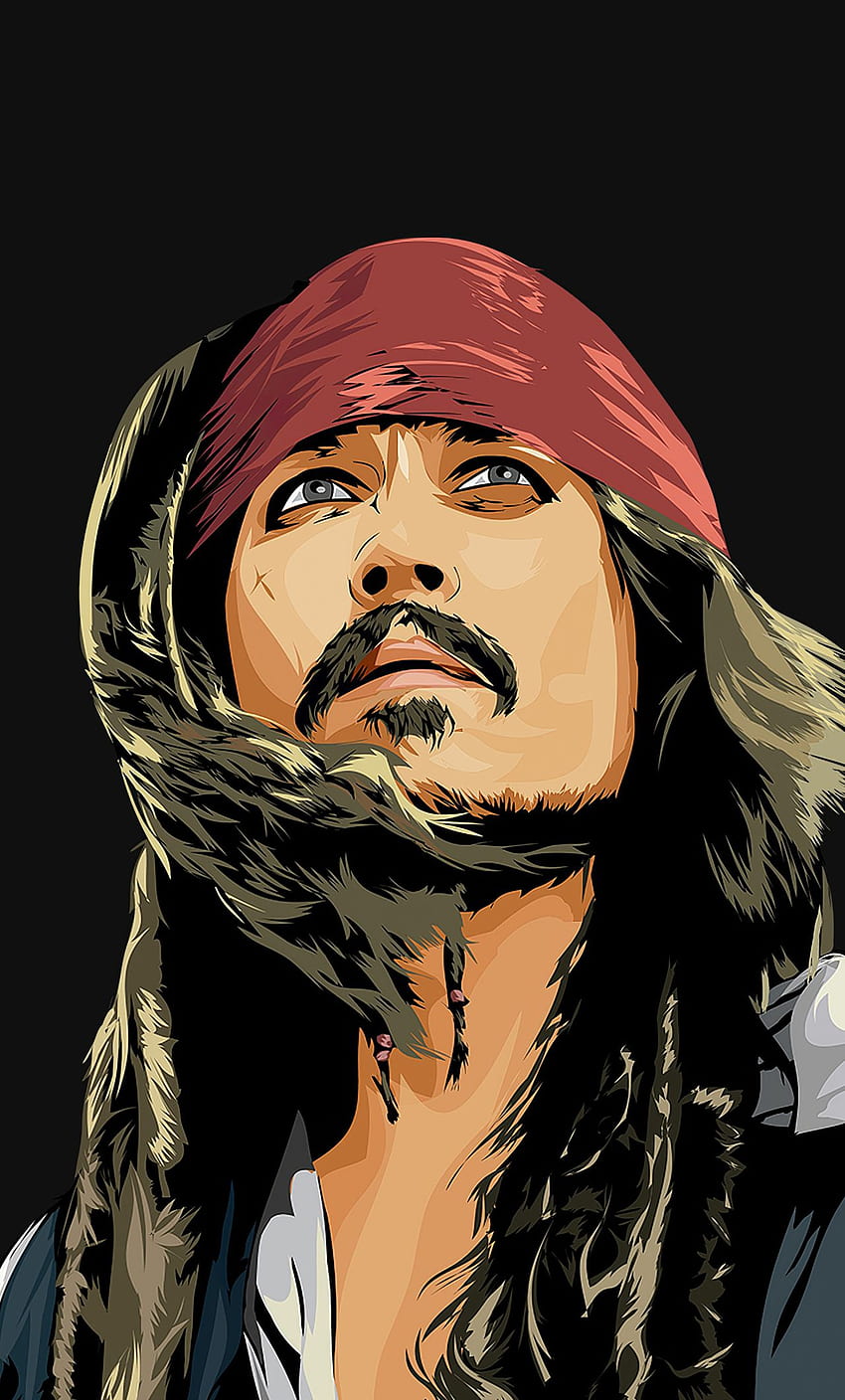 Jack Sparrow Minimal Art iPhone, Captain Jack Sparrow HD phone ...