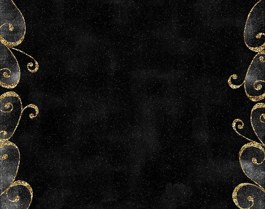 Fancy Black, Elegant Black and Gold HD wallpaper