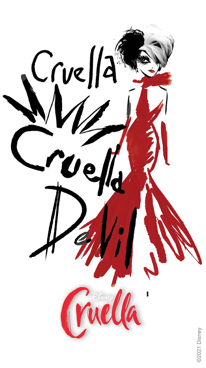 MAKE WAY FOR THE QUEEN OF MEAN WITH MOBILE INSPIRED BY DISNEY'S CRUELLA, Cruella 2021 HD phone wallpaper