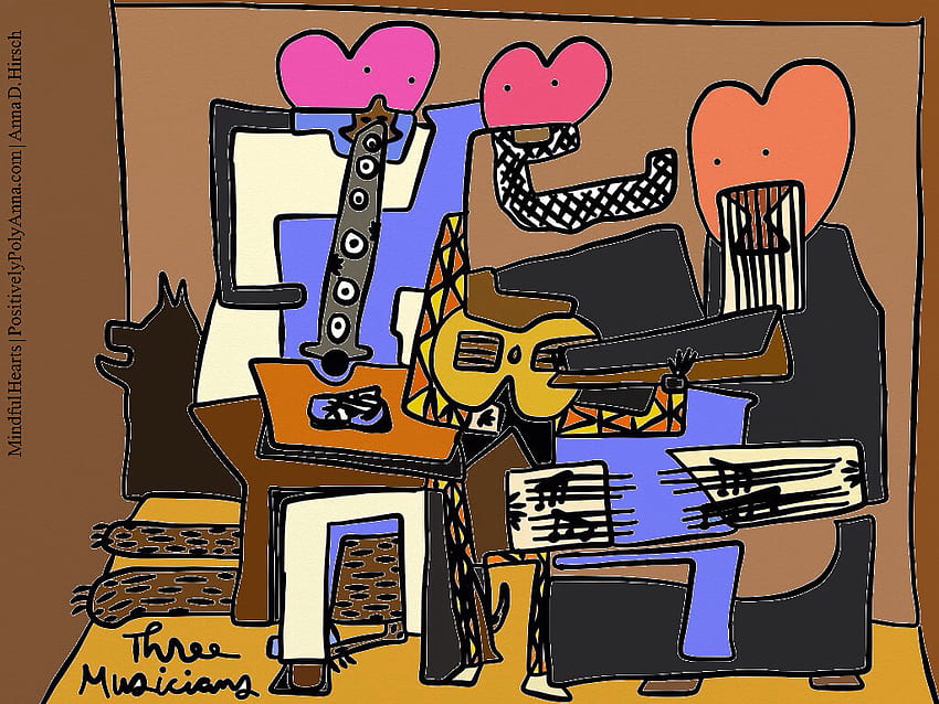 Drei Musikanten, Picasso-Musik HD-Hintergrundbild
