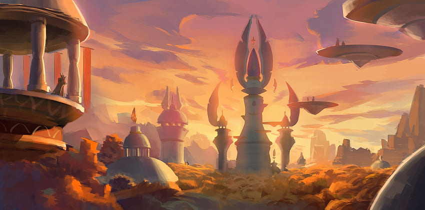 Projets de Silvermoon City QR8On. Paysage Fantastique, Art Warcraft, Art Conceptuel De La Ville, Cité Elfique Fond d'écran HD