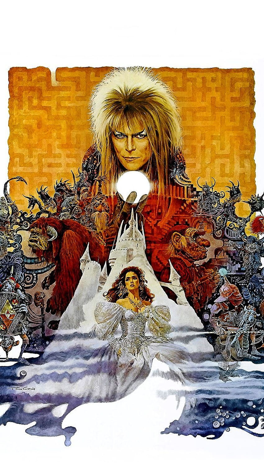Labyrinth (1986) Telefon . Filmwahn. Labyrinth-Film, Labyrinth-Filmplakat, Labyrinth-Plakat, David Bowie Labyrinth HD-Handy-Hintergrundbild