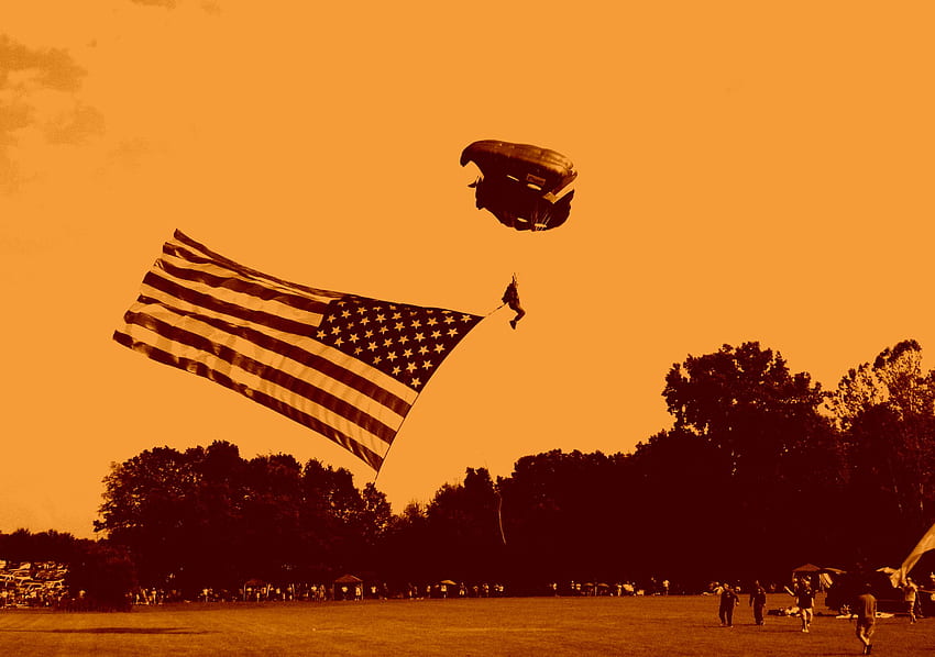 18282) Страхотен фон с американско знаме HD тапет
