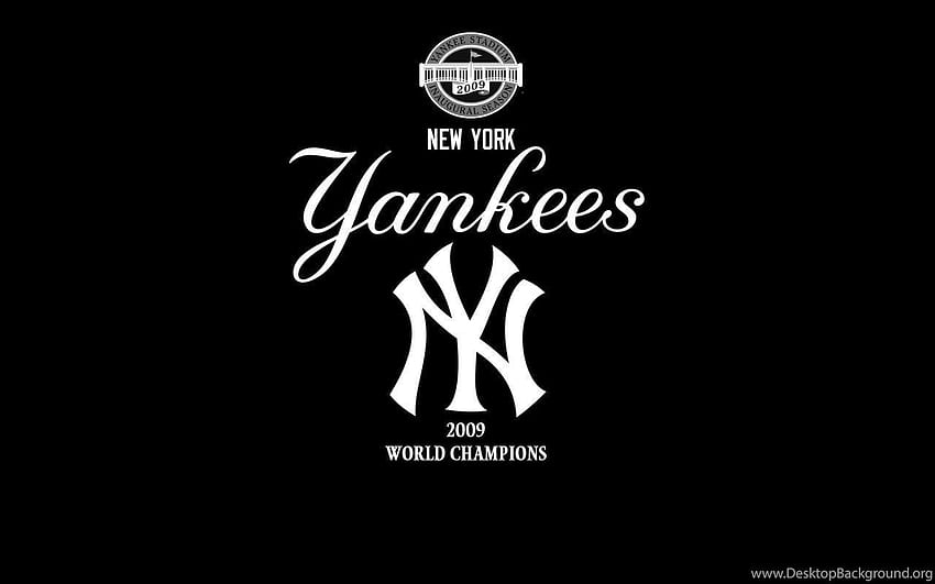 Wallpapers By Wicked Shadows: New York Yankees Logo Grid Wallpaper