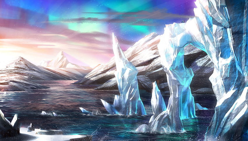 Art, Ice, Snow, Glaciers, Ice Blocks HD wallpaper | Pxfuel