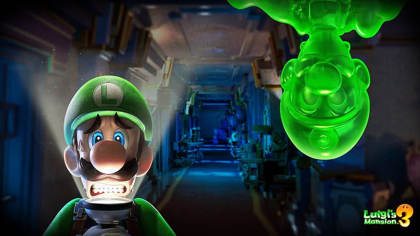 Luigi's Mansion 3 Cover Art . Cat with Monocle HD wallpaper