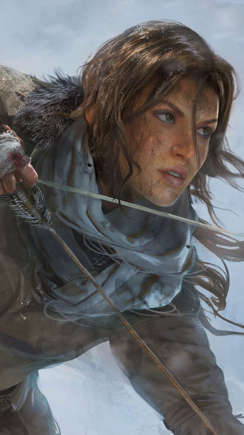 Rise Of The Tomb Raider iPhone de alta definición es fondo de pantalla del teléfono