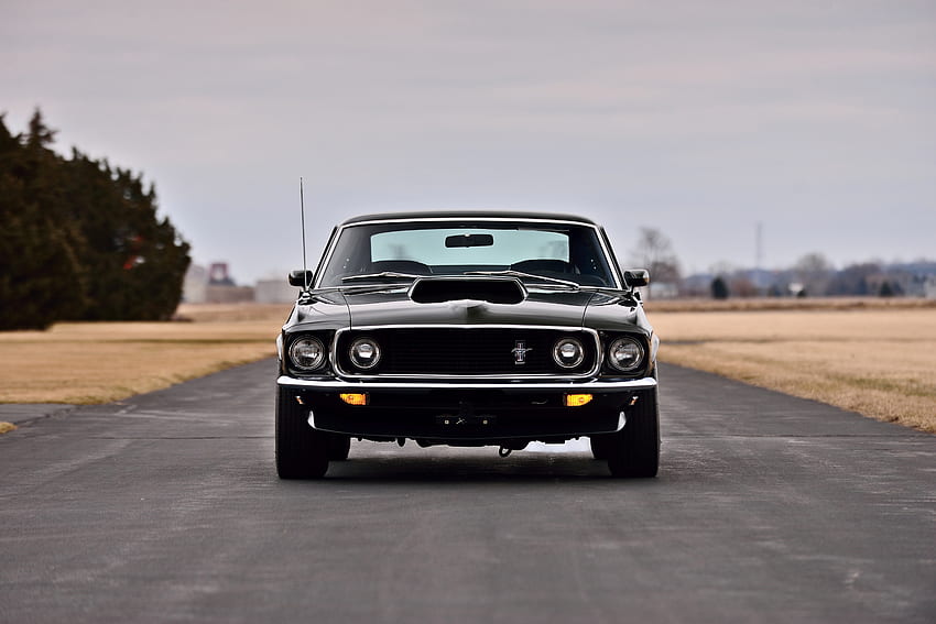 Ford Mustang Boss 429 Fastback, 1969, muscle car papel de parede HD