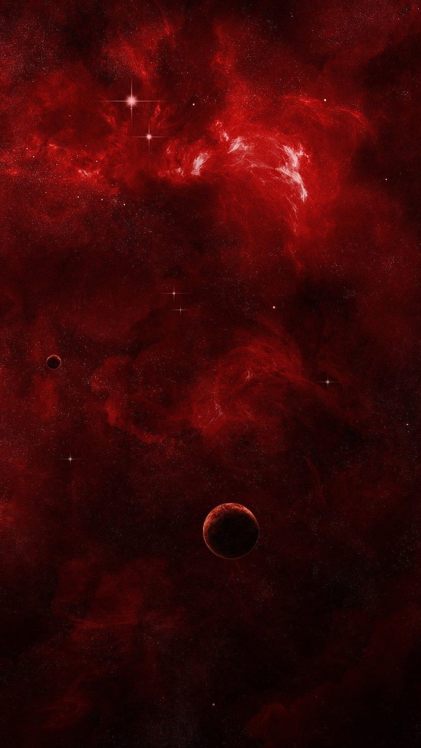 Nebula Merah. Hitam dan merah. Nebula wallpaper ponsel HD