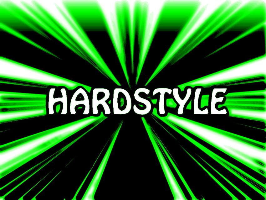 Hardstyle,, laser, hijau Wallpaper HD