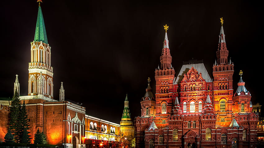 Russia Moscow Moskva River Red Square Western Russia Travel HD wallpaper