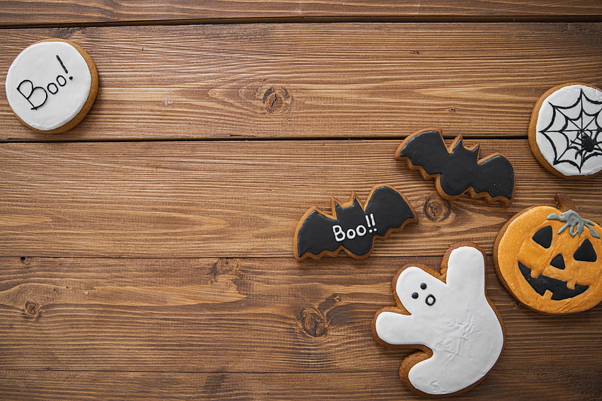 Halloween Cookies · Stock HD wallpaper