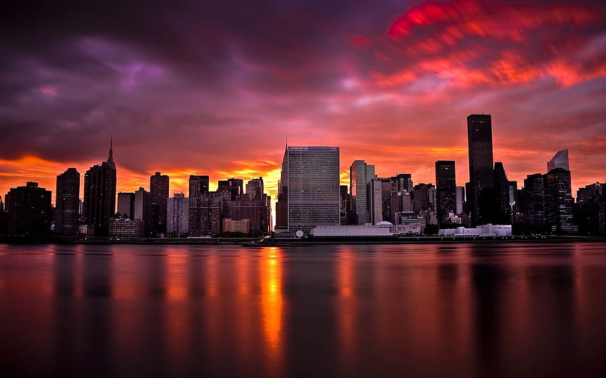 New York City Sunset Manhattan World PicsFabcom [] untuk , Ponsel & Tablet Anda. Jelajahi Kota New York. Layar Lebar Kota New York, Baru Wallpaper HD