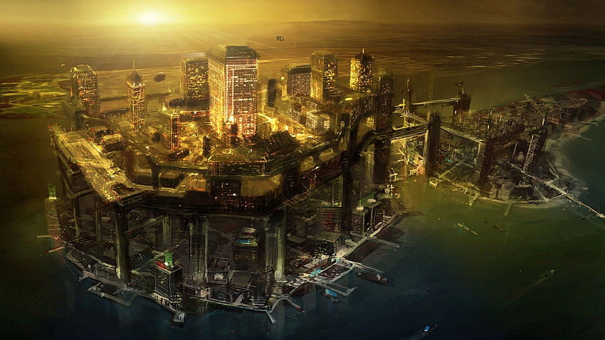 Deus Ex, rewolucja przemysłowa Tapeta HD