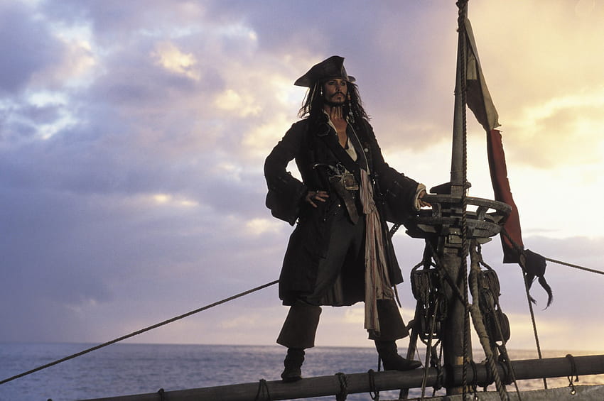 Pirates Of The Caribbean: The Curse Of The Black Pearl . Background, Captain Jack Sparrow HD wallpaper