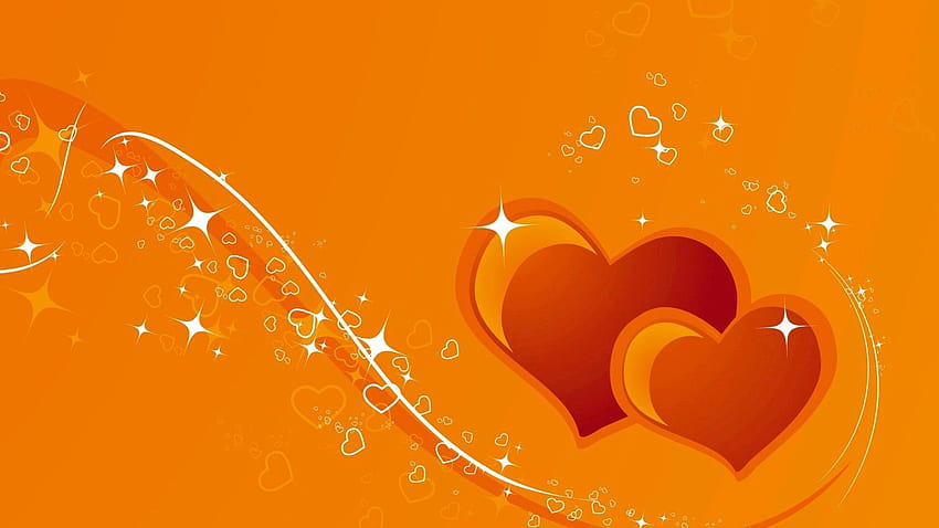 Beautiful Two Orange Heart [] for your , Mobile & Tablet. Explore Beautiful Heart . Cool Heart , Heart , Heart for Facebook HD wallpaper