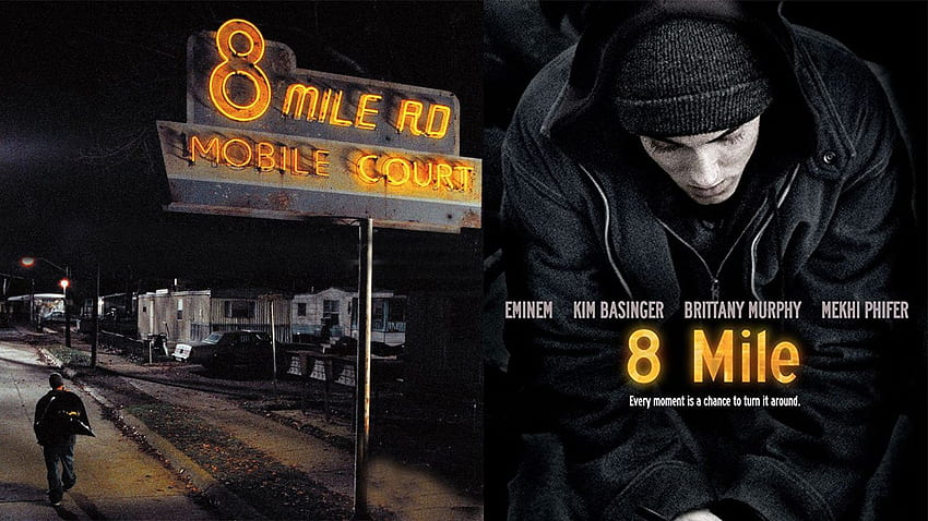วันนี้เมื่อ 15 ปีที่แล้ว ยนตร์เรื่อง “8 Mile” ของ Eminem ฉายรอบปฐมทัศน์ในสหรัฐอเมริกา วอลล์เปเปอร์ HD