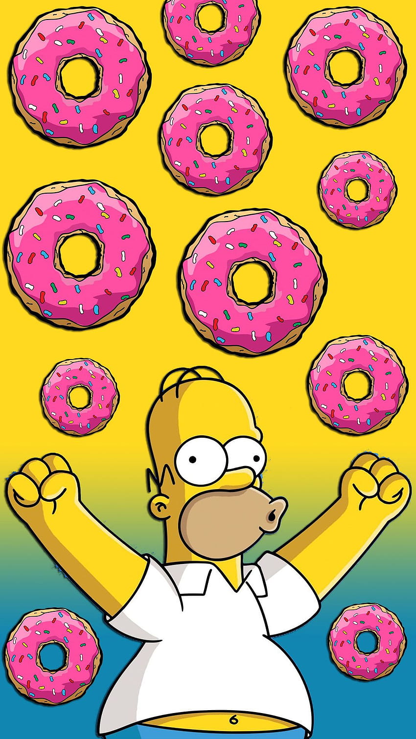 Homer Simpson, Homère Fond d'écran de téléphone HD