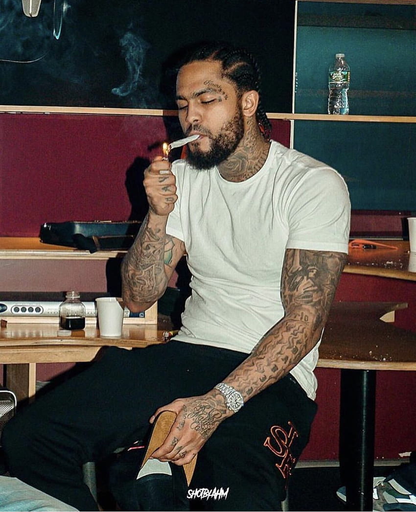 Dave East 💙 #braids #rapper #tattoos #daveeast PINTEREST:DEE✨✨ | Dave east,  David east, American rappers