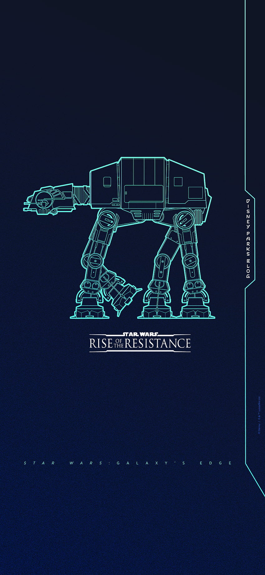 Междузвездни войни: Възходът на съпротивата – IPhone Android. Блог на Disney Parks, лого на Star Wars HD тапет за телефон