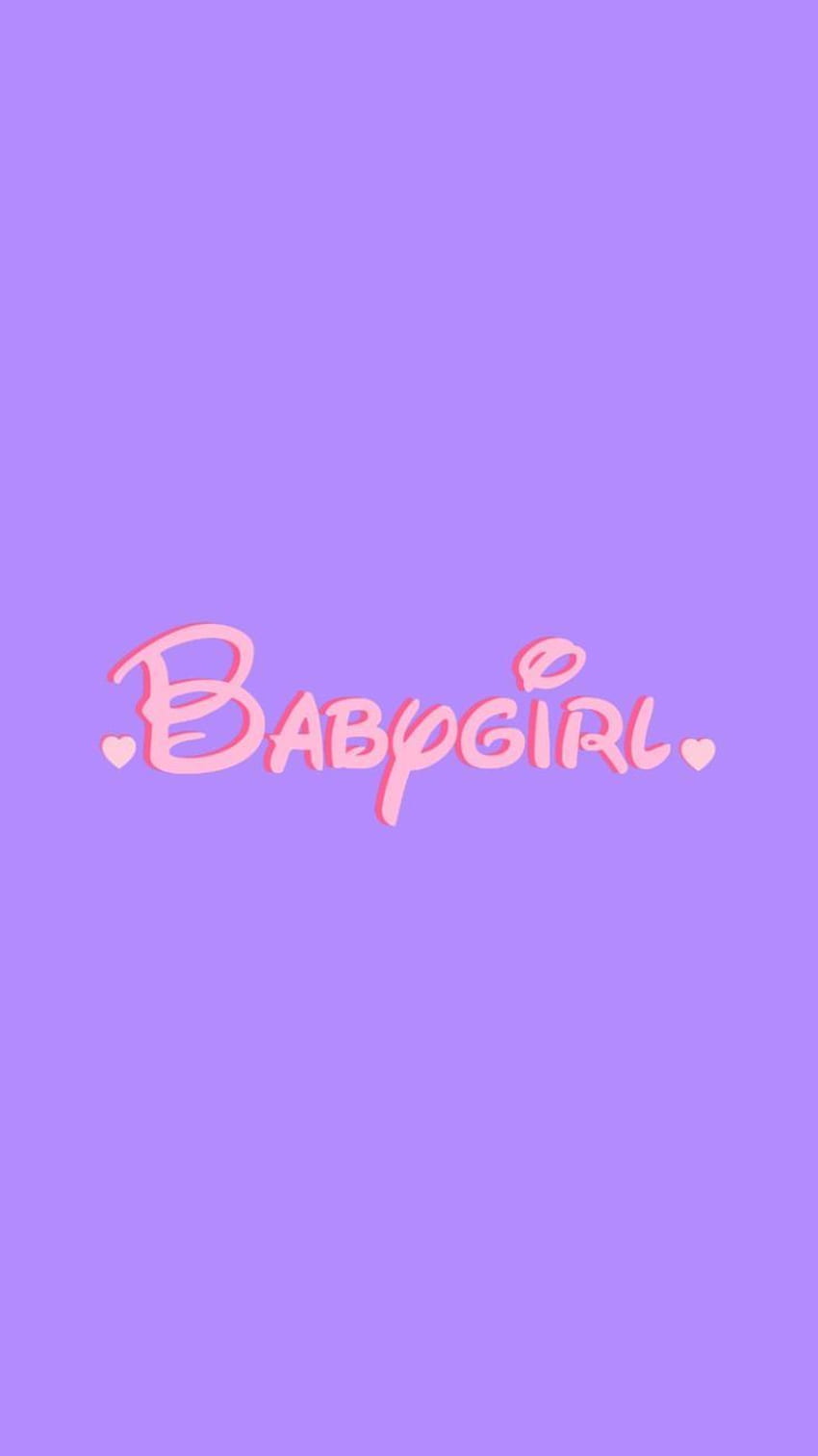 Babygirl in 2020. Phone tumblr, iphone cute, Aesthetic iphone, Baby Girl Pink HD phone wallpaper