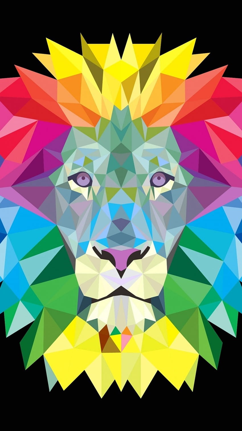 Colorful Lion Wallpapers - Top Free Colorful Lion Backgrounds -  WallpaperAccess