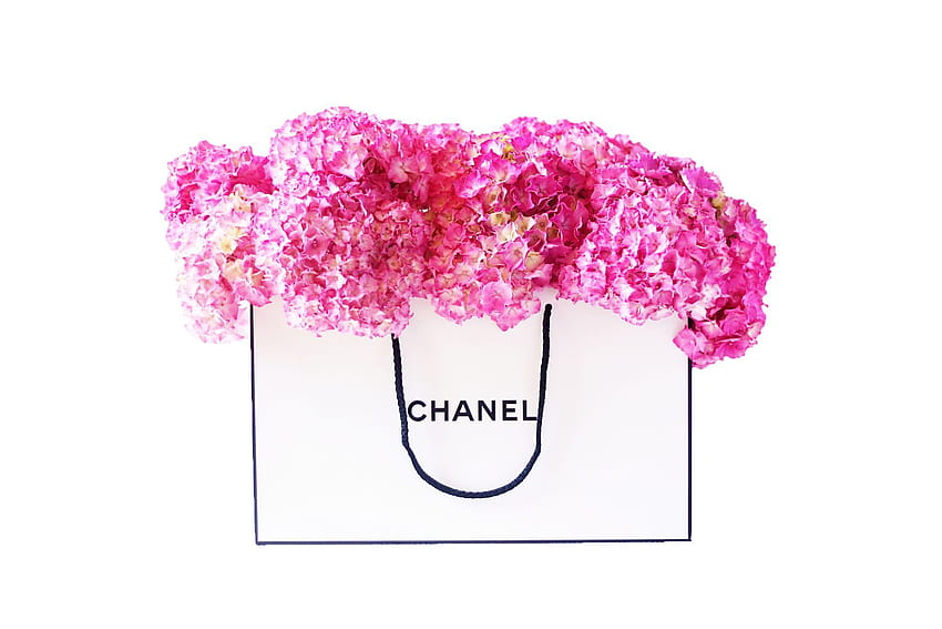 Download Paint Blots Forming Pink Chanel Logo Wallpaper  Wallpaperscom