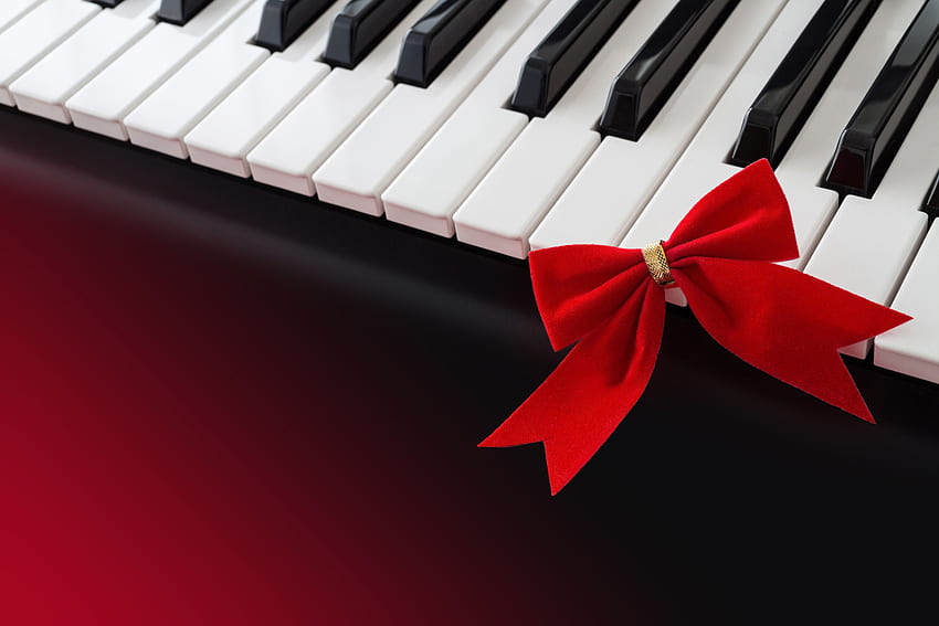 Musikinstrumente, Klavier, Instrumente, Weihnachtsklavier HD-Hintergrundbild