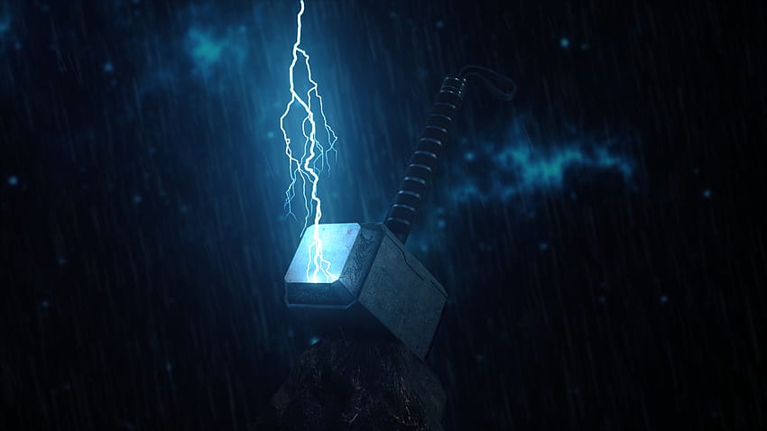Thor Hammer, Estoque, Thor Relâmpago papel de parede HD