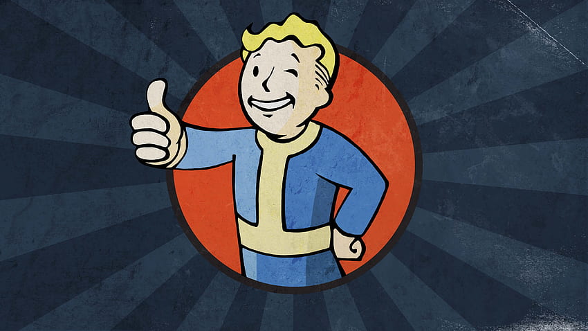 Fallout Vault Boy - Blue U HD wallpaper